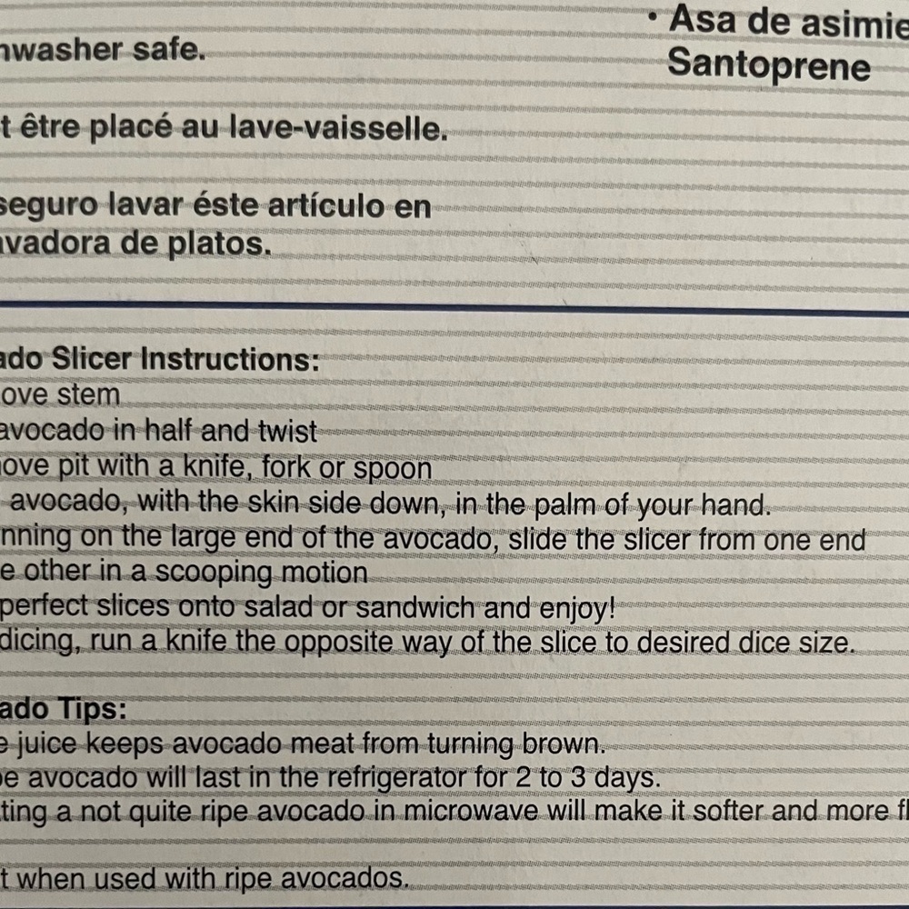 $5 DEALS Avocado Slicer Vintage Kitchen Utensils NIB Cooking Salads Guacamole - Picture 5 of 7